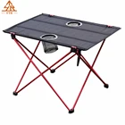 Folding Table,Outdoor Aluminum Alloy Foldable Camping Picnic Tables Portable Compact Lightweight Folding Roll-up Table