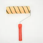 9 tiger skin yellow and black strip paint pattern roller brush