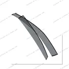 Car Visor Door CAR WINDOW VISOR DOOR RAIN SHIELD NEW INJECTION SUN VISOR FOR TOYOTA HARRIER 2014