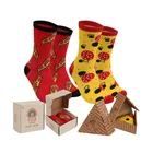 Novelties funny Colorful Novelty Adult Unisex Dress Pizza Socks