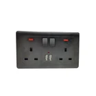 146 type 86 type bakelite material uk wall switch with 13A socket