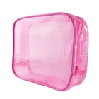 cheap oem clear pvc square pouch girl cosmetic bags coin purse