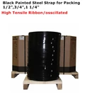 HighTensile black steel strapping banding strip for packing 3/4"