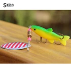 Artificial Soft Lures Swimbait Lead Fishing lure Wobbler Saltwater fishing bait set