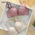 SIX RABBIT new design lace sexy push up women bra and panty sets