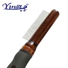 four different stainless steel tip grooming comb brush nit removal for pets cats dogs