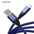 2.4A high speed fast micro data nylon usb type c car smart phones charge cable