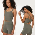 2020 Lulu Hot Style Sexy Yoga Vest Backless Tank Tops Breathable Quick Dry Sleeveless Fitness Sling