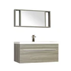 Home center hotel luxury timber bathroom vanity
