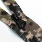 5# Nylon Waterproof Zipper With Colourful Stripe For Outdoor Cloth
