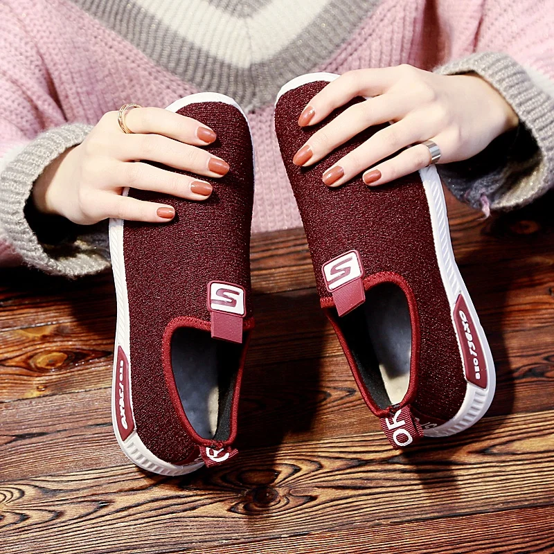 red tape high top slip on sports shoes