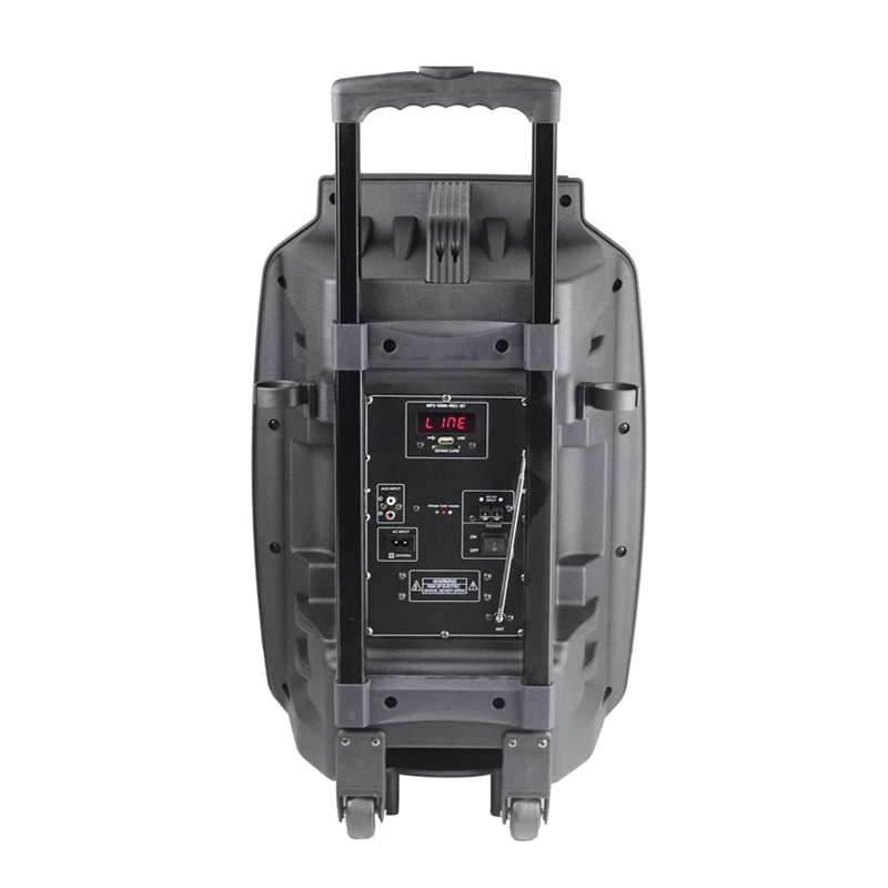 MBA New Trending Product 12 inch Outdoor Rechargeable Subwoofer Trolley Battery Bluetooth Speaker with wheels - ANKUX.COM