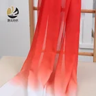 100% polyester printed fashionable chiffon costume dress gradient fabric