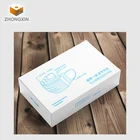 Manufacturer custom disposable medical mask paper packaging box N95 mask color box folding mask carton custom printing