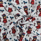 Best price bullet fabric No MOQ customize printing Kawaii poly liverpool knit fabric 002