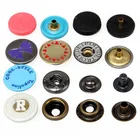 Black Button Buttons Buttons For Garments Matt Black Cap Spring Snap Button For Garment