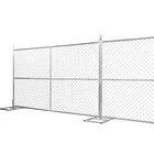 Chemical Factory Wholesale Removable Steel Chain Link Temporary Fence For Construction