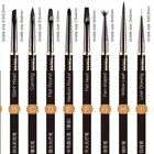 2019 10 Pcs Professional Detail Painting Kit Nail Art Brushes Fine Liner Round Flat Micro Detail Nail Art Brush Set