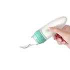 2019 New Style Food Grade Silicone Baby Feeding Bottle Spoon