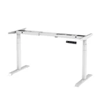 Tall Electric Standing Desk standup Office Desk Motorized Adjustable Height Table Legs