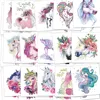 Cute Mini Unicorn themed Tattoos and Sticker, perfect for Unicorn themed parties and gifts 15sheets