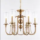 Pendant Made In China Modern Hotel Lobby Crystal Led Chandelier Ceiling Shell Light Luxury Lamp