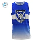 Pure dry fit custom brand gym stringers fitness vests team sports workout tank top men running singlet