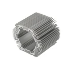 Custom extrusion aluminium industrial profile circular aluminium product for heat sink