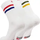2020 new design men 100%cotton winter white sport socks custom