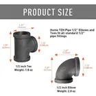 Pipe Fitting Cast Iron Pipe Fit Decor Pipe Fitting Elbow Industrial