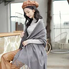220G Thick Winter Cashmere Scarf Thick Neck Warm Scarves Headband Lady shawls Wraps Blanket Pashmina