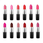 Wholesale No Logo Black Bullet Tubes Lip Stick Unlabeled Ultra Matte Lipstick Make Your Own Brand Lipstick