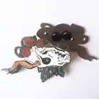 Dragon With Glitter And Glass Lapel Pin Custom Anime Hard Enamel Metal Badge Pins