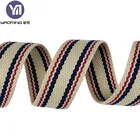 Home Textile High Tenacity Wholesale 25MM Woven Luggage Webbing Stripe Polyester/PP Strap
