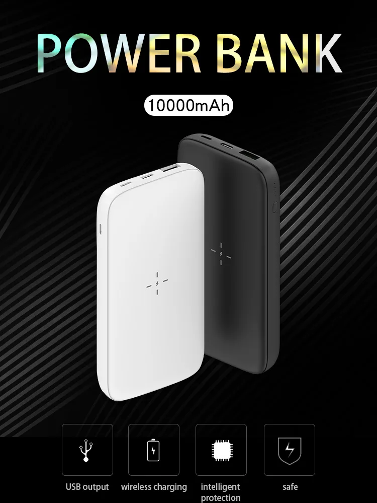 WeAddU Wireless 10000mah slim pd high quality 12v power bank portable mini