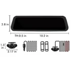 Car 10 Inch Screen Mirror Dash Cam For Car Full Touch 1080P Recording Front And Back