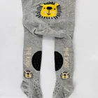 Cotton Oem Odm Lovely Combed Cotton Made Knee-protected Non-slip Baby Tights Pantyhose