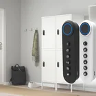 Qidots 4 digit lock biometric fingerprint smart digital door locks for cabinet
