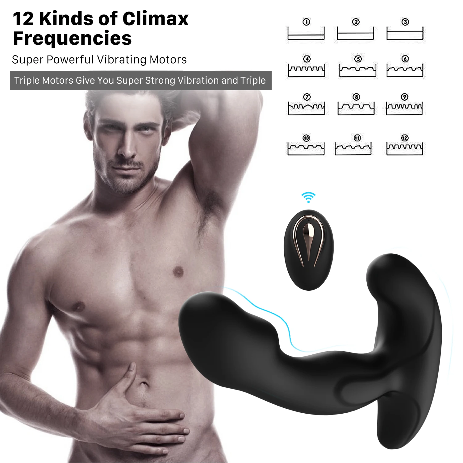 Melo Remote Control Electric Silicone Vibrator Sex Products Vibrator