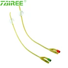 medical disposable sterile silicone coated latex foley catheter urethral catheter types