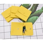 Suede Fabric Button Dust Bag Small Jewelry Gift Bags Necklace Carrying Storage Packing Pouch with Design Logo