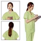 Nurse Europe Nurses Uniforms Fashionable Hospital Europe Hospital Medical Scrubs Suit Nurse Uniform