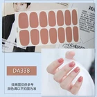 Nail Stickers Stylish And Elegant 14 Pieces Of Nail Stickers Film Candy Color Daisy Nail Waterproof