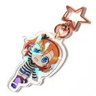 Custom printed clear acrylic charms acrylic charm hologram keychain maker