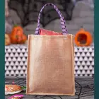Or Halloween Decoration Trick Or Treat Candy Baskets Spooky Black Cat Ghost Tote Bag