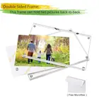 Clear Acrylic Picture Frames Double Sided Picture Frame, Floating Acrylic Photo Frame