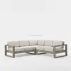 High end luxury outdoor sectional teak sofas patio garden lounge furniture sofa set