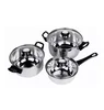 6pcs stainless steel household cooker kitchen steel prices malaysia downdraft hood