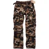 Custom made Military style cargo camo 6 pockets cotton casual camouflage pants