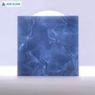 Heat Resistant Laminated Colored Jade Glass Square Kitchen and Vanity Table Tops